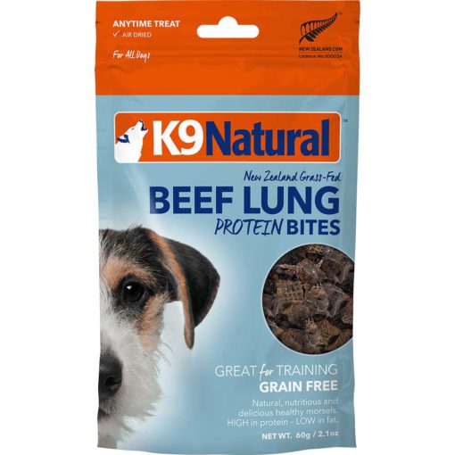 K9 Natural Beef Lung Dog Protein Bites