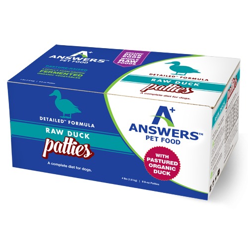 Answers Detailed Duck Raw Dog Food
