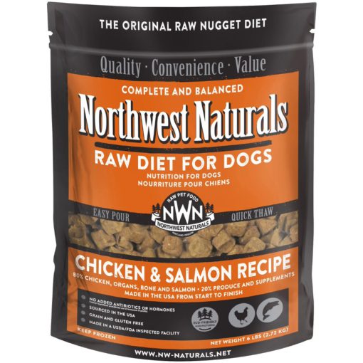 Northwest Naturals Chicken & Salmon Frozen Dog Food