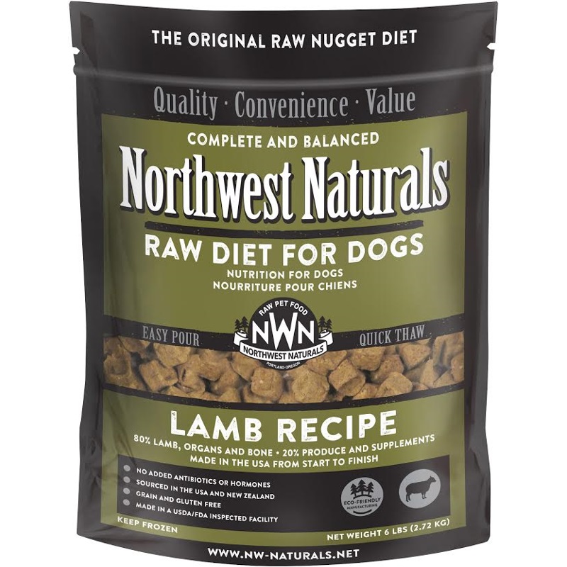 Northwest Naturals Lamb Frozen Dog Food - Woof Life