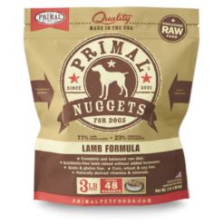 Primal Lamb Nuggets Dog Food