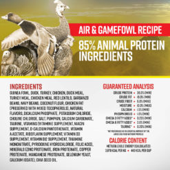 Essence Grain Free Air & Gamefowl Recipe Dry Dog Food