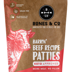 Bones & Co Barkin' Beef recipe patties, 6 lb