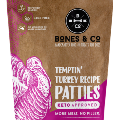 Bones & Co Temptin' Turkey Recipe Patties, 6 lb