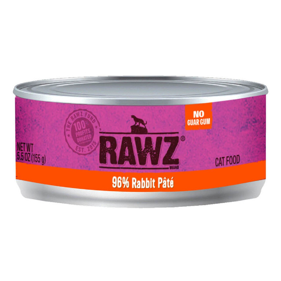 RAWZ Rabbit & Pumpkin Wet Cat Food Woof Life