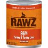 Rawz Turkey & Turkey Liver Wet Dog Food