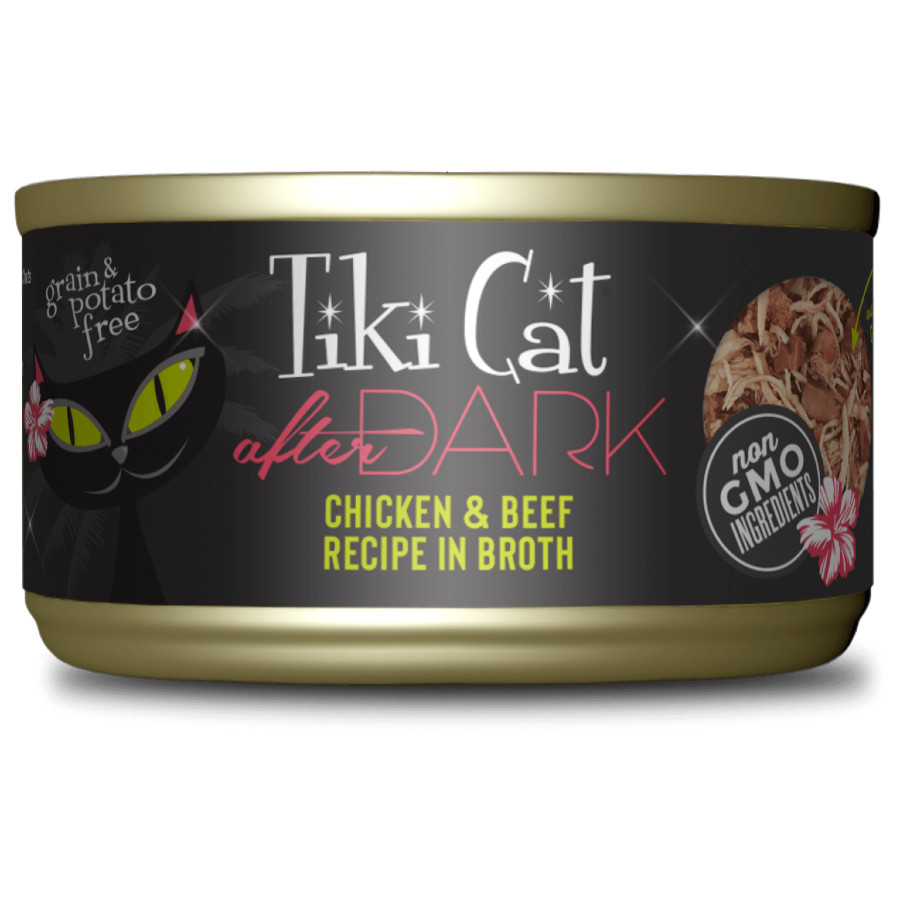 Tiki Cat After Dark Chicken & Beef Woof Life