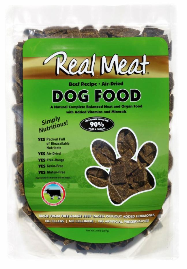 Real Meat Beef Dog Food - 2lb - Woof Life