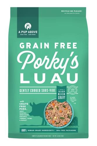 Porky's Luau dog food