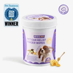 HICC Pet Ear Relief Finger Wipes