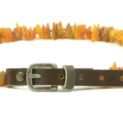 Alternative view of The Natural Amber Dog Collars