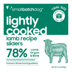 Small Batch Samples Lightly Cooked Dog Food
