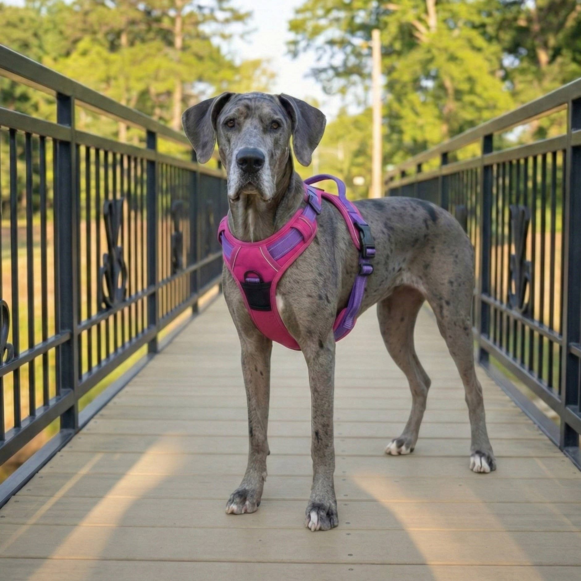 Venture Paw Pull Control Dog Harness - Sugar Rush Pink - Image 3